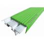 Алюминиевый угол SafeStep зеленый 2.4м